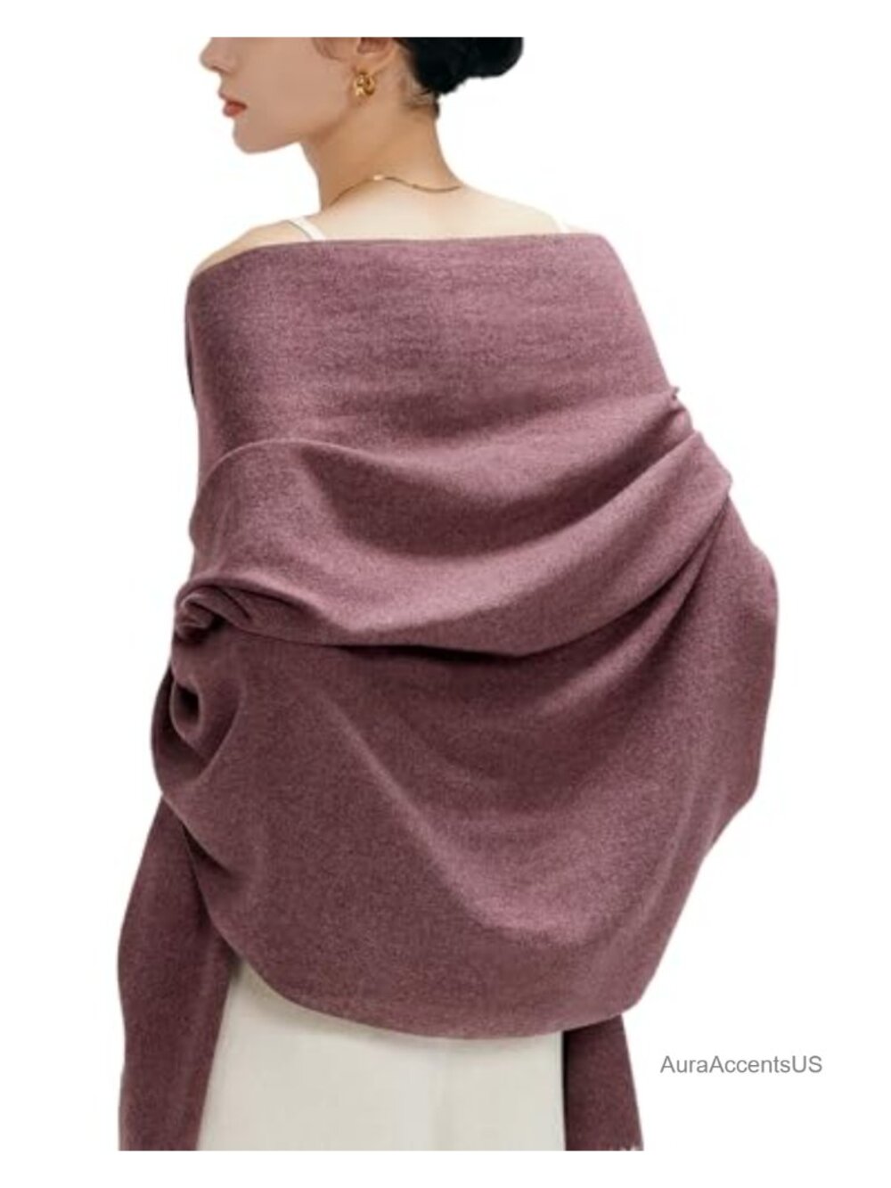 Cashmere Feel Scarf Shawl Wrap Winter Wedding Pashmina